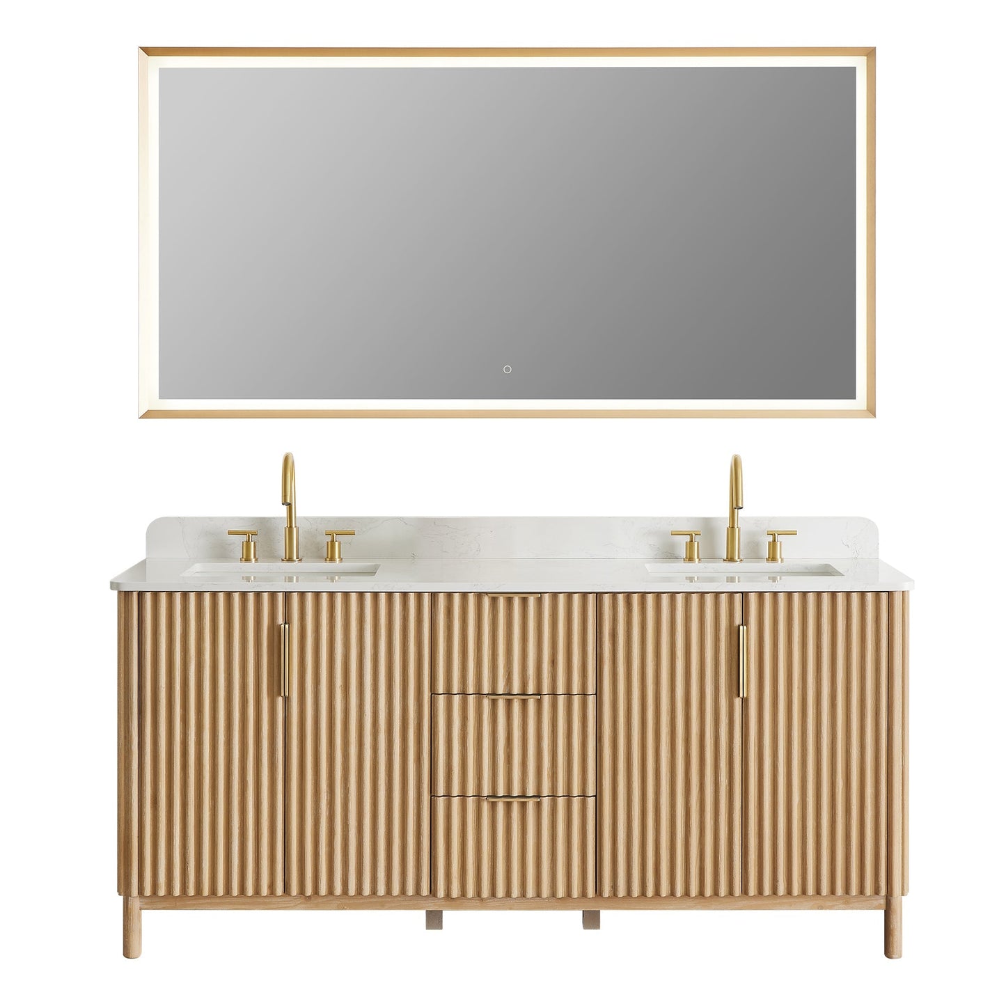 Altair Designs Sierra 72" double vanity with top - 575072-WL-GW-NM Price