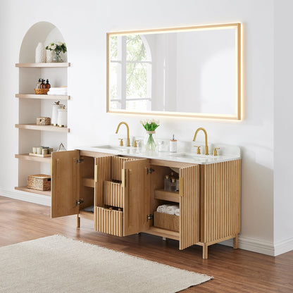 Altair Designs Sierra 72" double vanity with top - 575072-WL-GW-NM Price