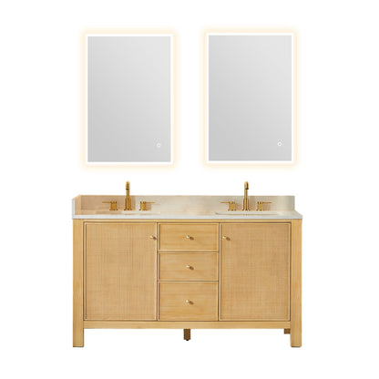Altair Designs Cedar 36"/48"/60"/72" single/double vanity with top - 576036-NW-GW-NM