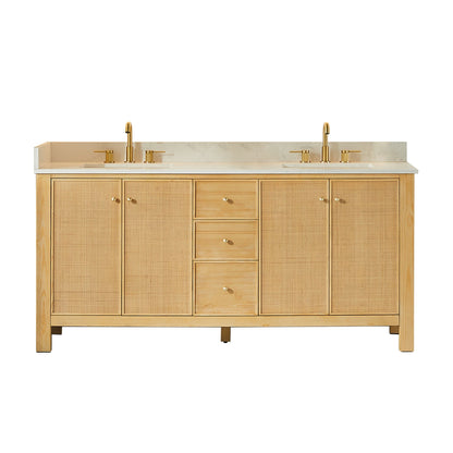 Altair Designs Cedar 36"/48"/60"/72" single/double vanity with top - 576036-NW-GW-NM