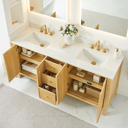 Altair Designs Cedar 36"/48"/60"/72" single/double vanity with top - 576036-NW-GW-NM