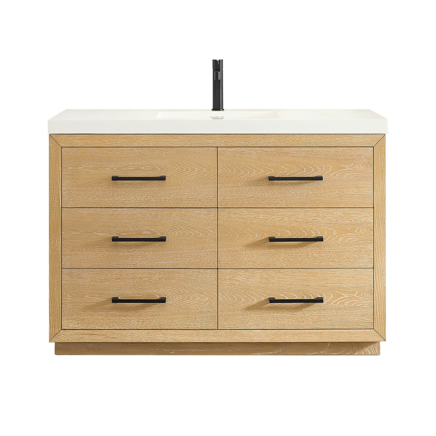 Altair Designs Sigrid 36"/48"/60"/72" single/double vanity with top - 579036-WO-WH-NM