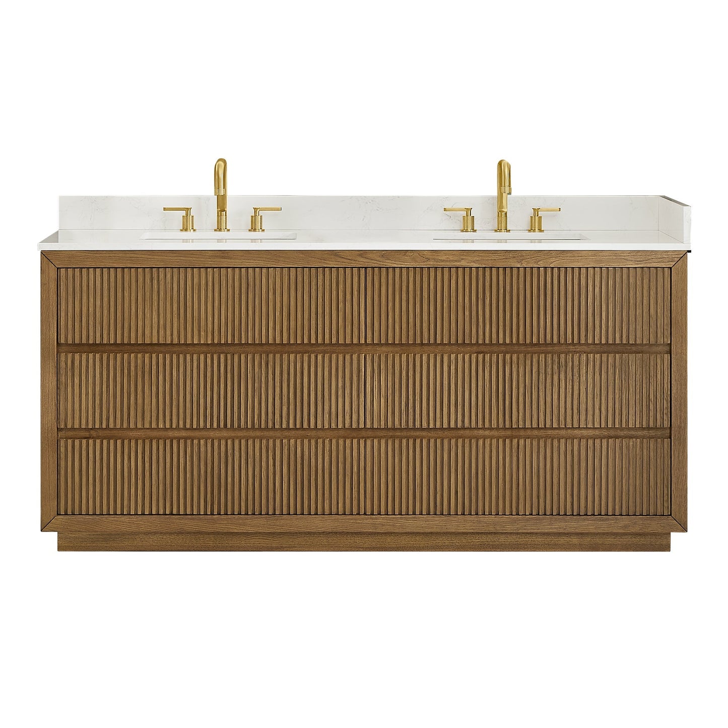 Altair Designs Navan 30"/36"/48"/60"/72" single/double vanity with top - 588030-WB-GW-NM