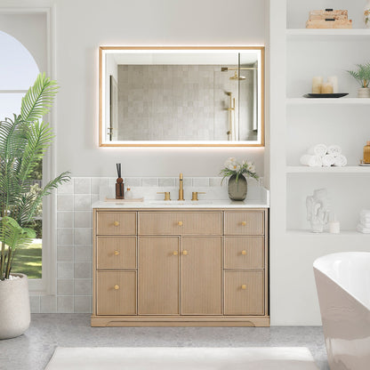 Altair Designs Barnett 36"/48"/60“/72" single/double vanity with top - 589036-NK-GW-NM