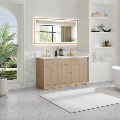 Altair Designs Barnett 36"/48"/60“/72" single/double vanity with top - 589036-NK-GW-NM