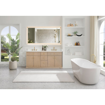 Altair Designs Barnett 36"/48"/60“/72" single/double vanity with top - 589036-NK-GW-NM