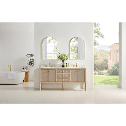 Altair Designs Blaise 48"/54"/60"/72" single/double vanity with top - 593048-LA-GW-NM