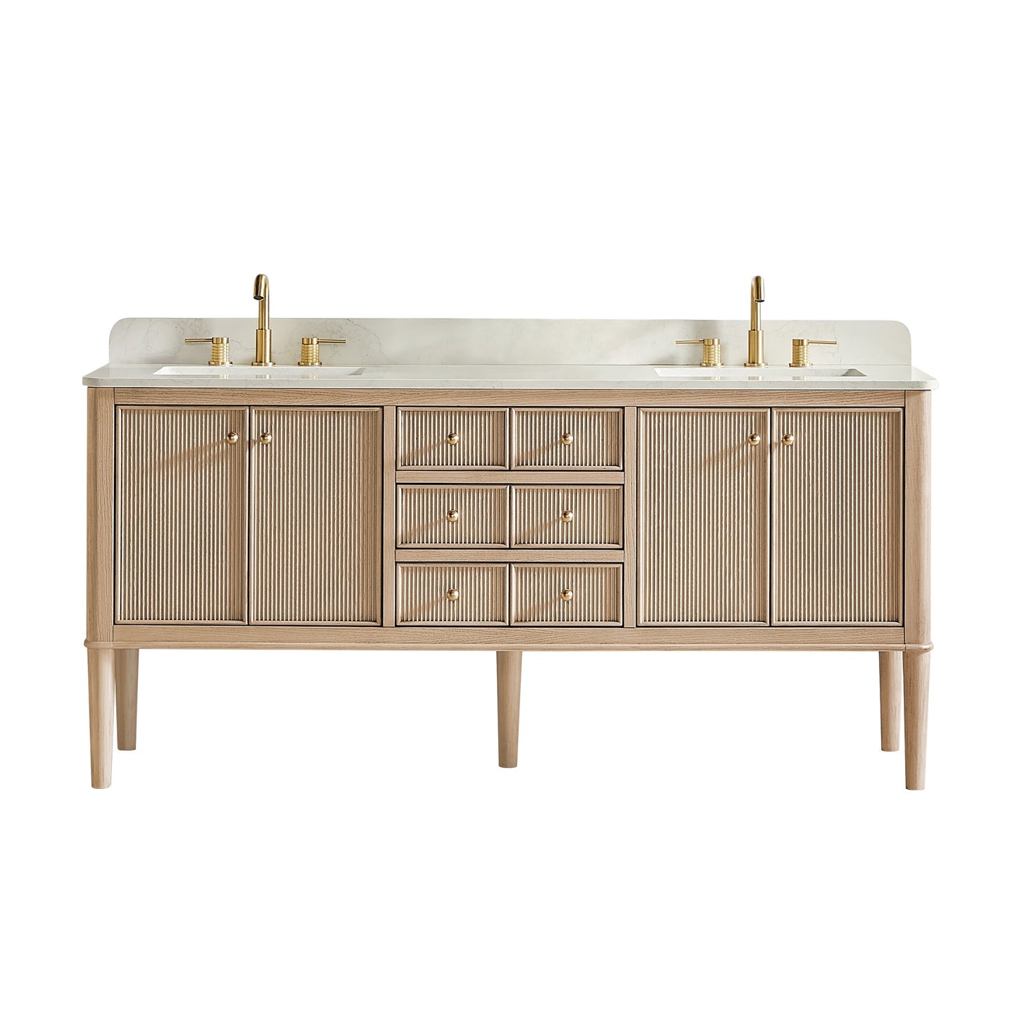 Altair Designs Blaise 48"/54"/60"/72" single/double vanity with top - 593048-LA-GW-NM