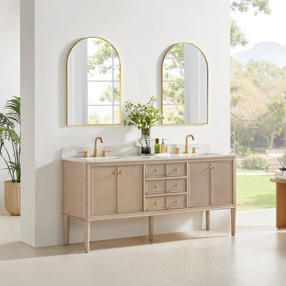 Altair Designs Blaise 48"/54"/60"/72" single/double vanity with top - 593048-LA-GW-NM