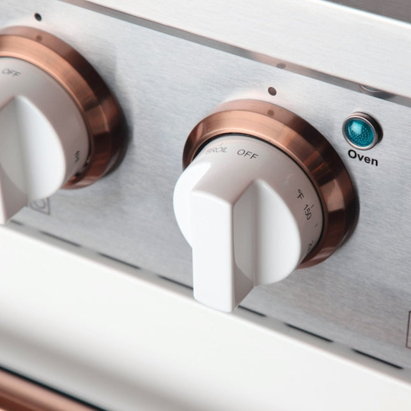 Kucht 36" Pro-Style Propane Gas Dual Fuel Range in White with Rose Gold Accents, KDF362/LP-W-ROSE - KDF362/LP-W-ROSE