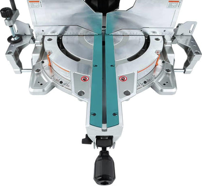 MakitaT 18V x2 LXT Lithium-Ion  Brushless Cordless 12" Dual-Bevel Sliding Compound Miter Saw with Laser Kit (5.0Ah) 12" Miter Saw Kit - XSL07PT