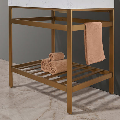 Altair Designs 30" single vanity with top - 68030-AWAP-MB-NM