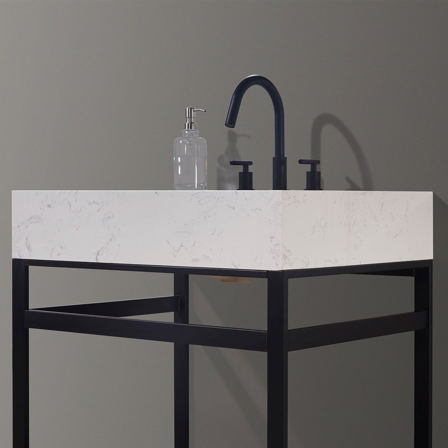 Altair Designs 30" single vanity with top - 68030-AWAP-MB-NM