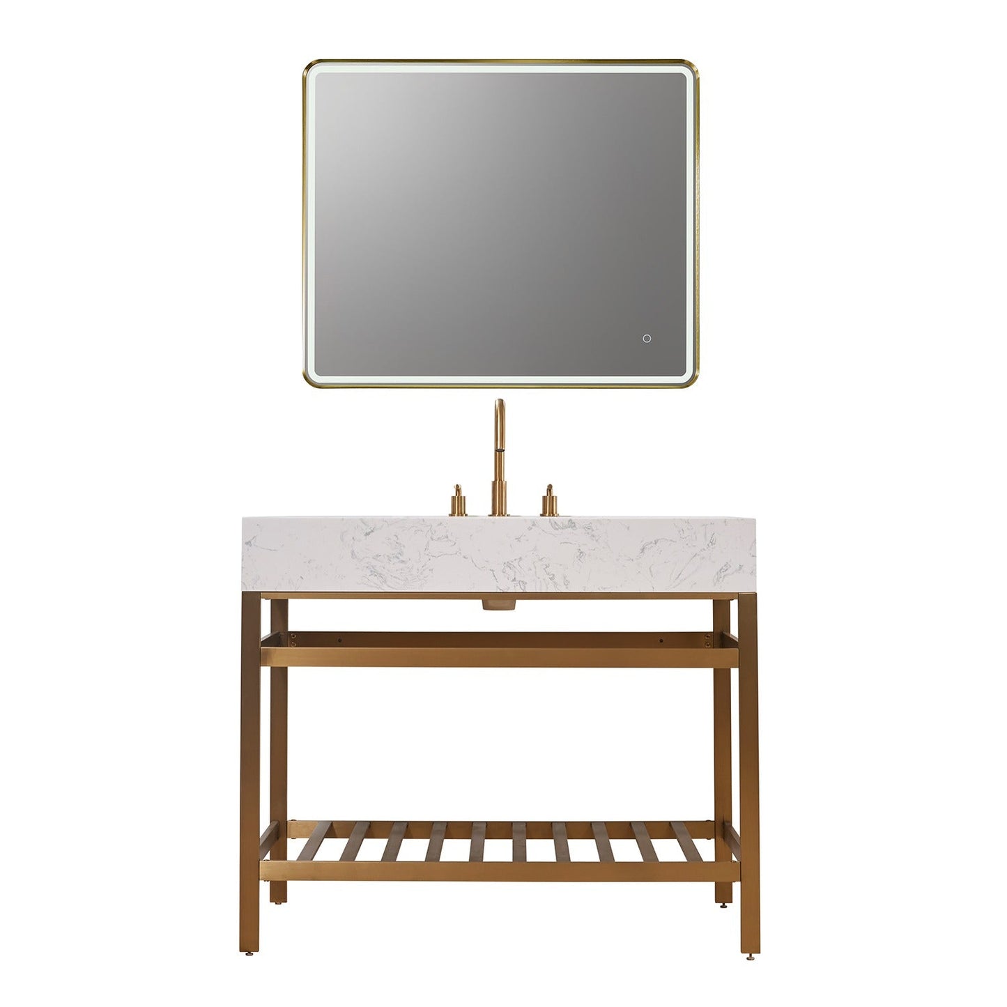 Altair Designs Merano 42" single vanity with top - 68042-AWAP-MB-NM Price