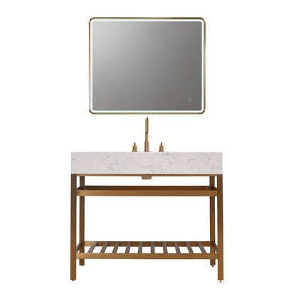 Altair Designs Merano 42" single vanity with top - 68042-AWAP-MB-NM Price