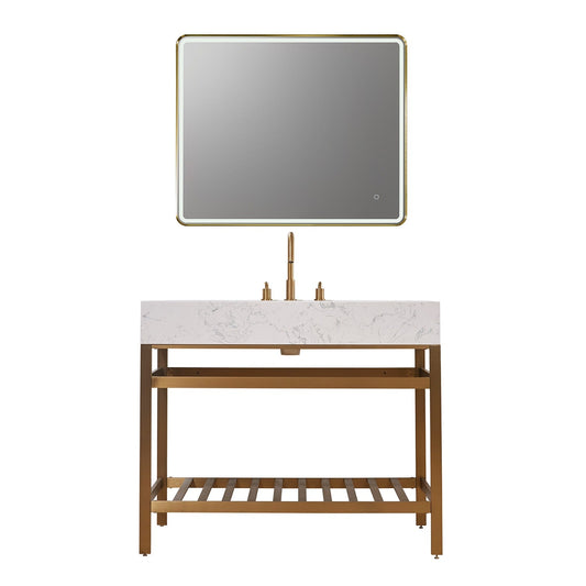Altair Designs Merano 42" single vanity with top - 68042-AWAP-MB-NM Price
