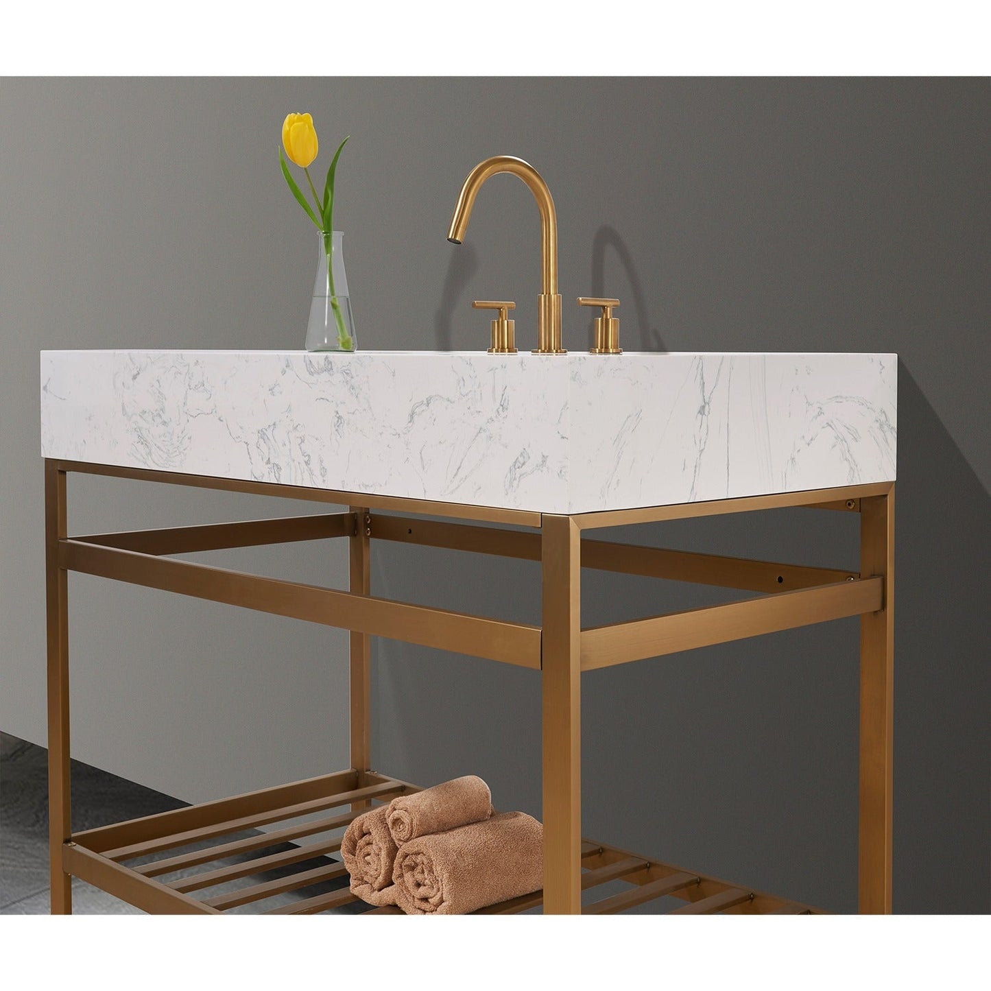 Altair Designs Merano 42" single vanity with top - 68042-AWAP-MB-NM Price