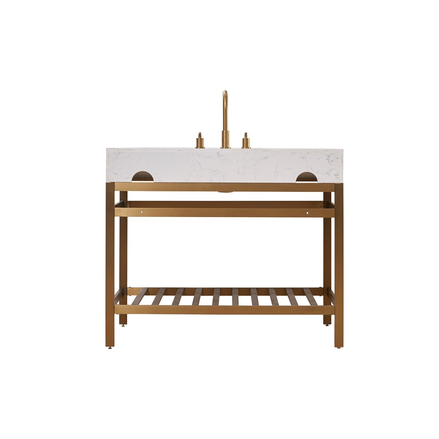 Altair Designs Merano 42" single vanity with top - 68042-AWAP-MB-NM Price