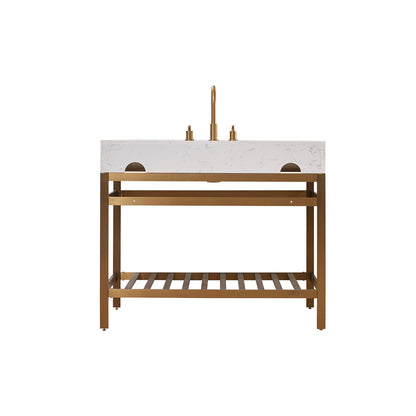 Altair Designs Merano 42" single vanity with top - 68042-AWAP-MB-NM Price