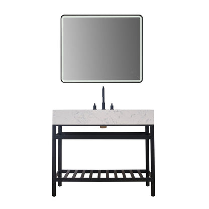 Altair Designs Merano 42" single vanity with top - 68042-AWAP-MB-NM Price