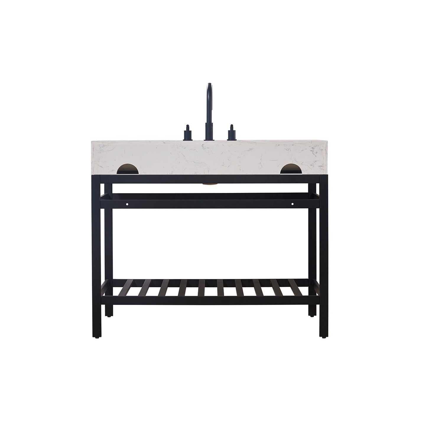 Altair Designs Merano 42" single vanity with top - 68042-AWAP-MB-NM Price