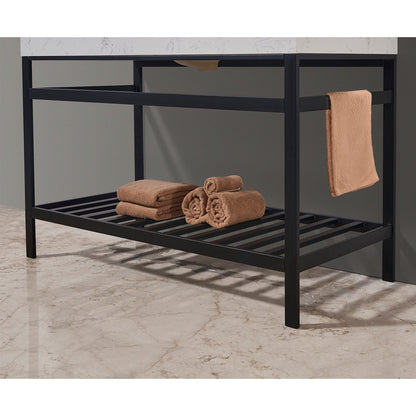 Altair Designs 48" single vanity with top - 68048-AWAP-MB-NM