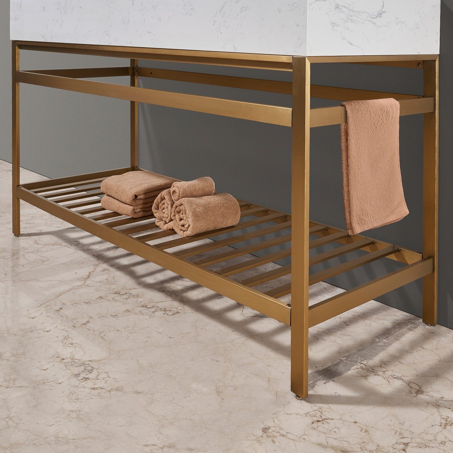 Altair Designs 60" double vanity with top - 68060-AWAP-MB-NM