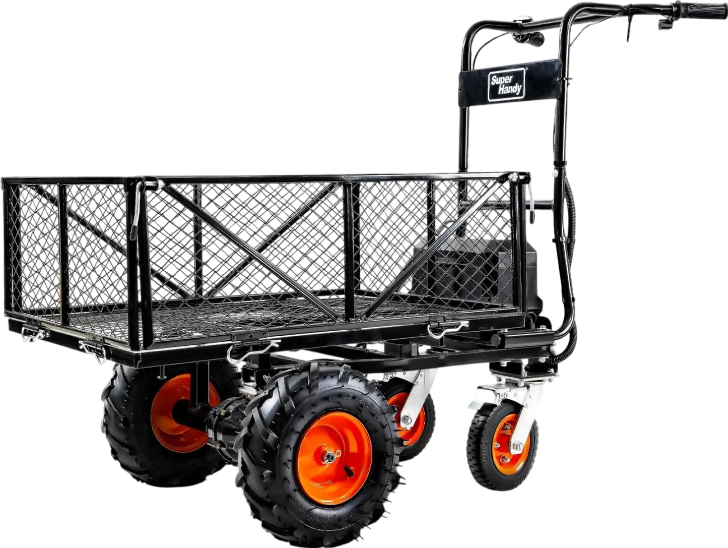 Super Handy GUO122 48V 2Ah 660 lb Working Capacity Electric Utility Power Wagon New - GUO122