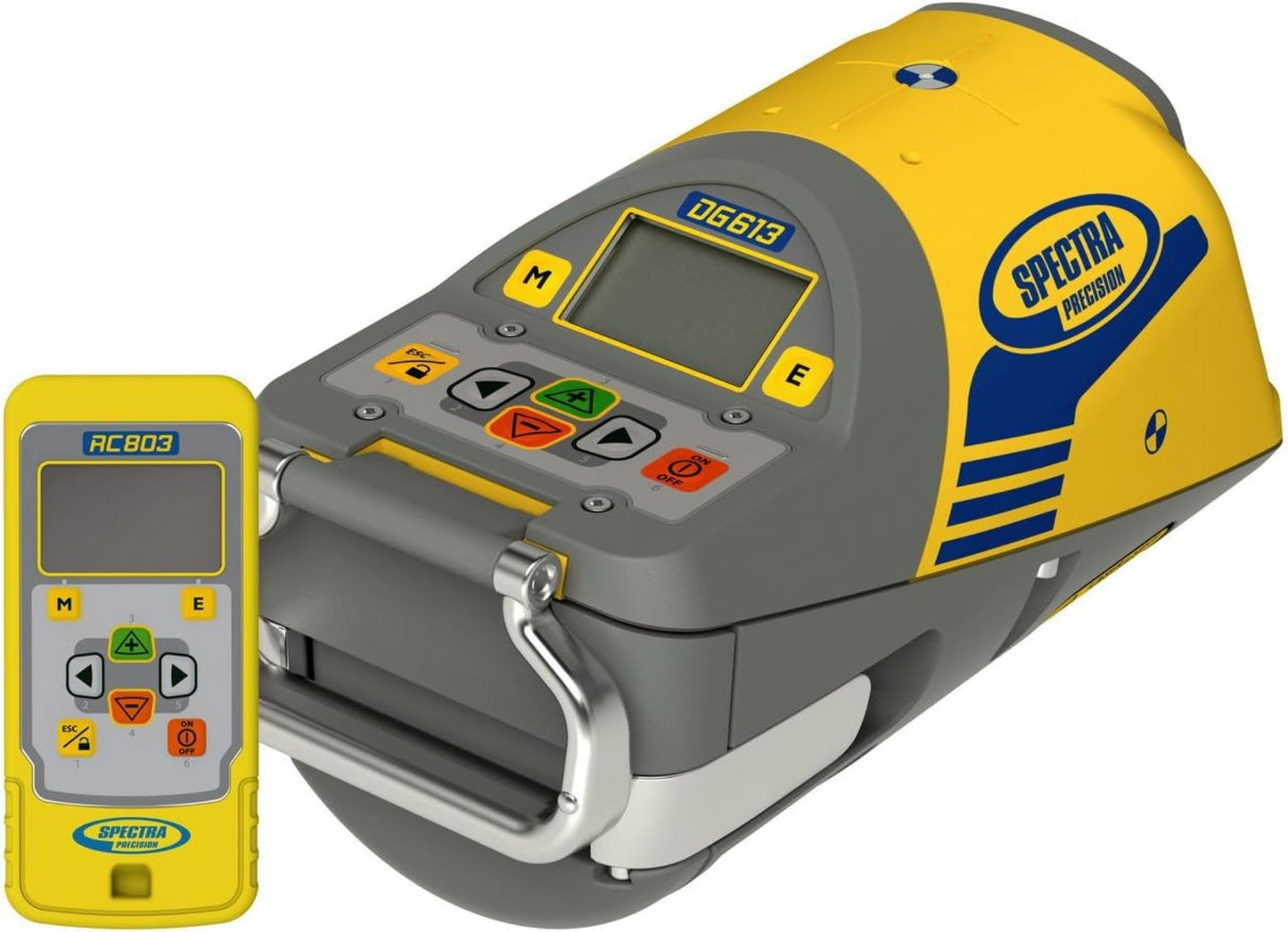 Spectra Precision Pipe Laser with Remote Control, Trivet Plate, Target, Rechargeable NiMH Batteries, Charger, Carrying Case for Laying Pipes - DG613