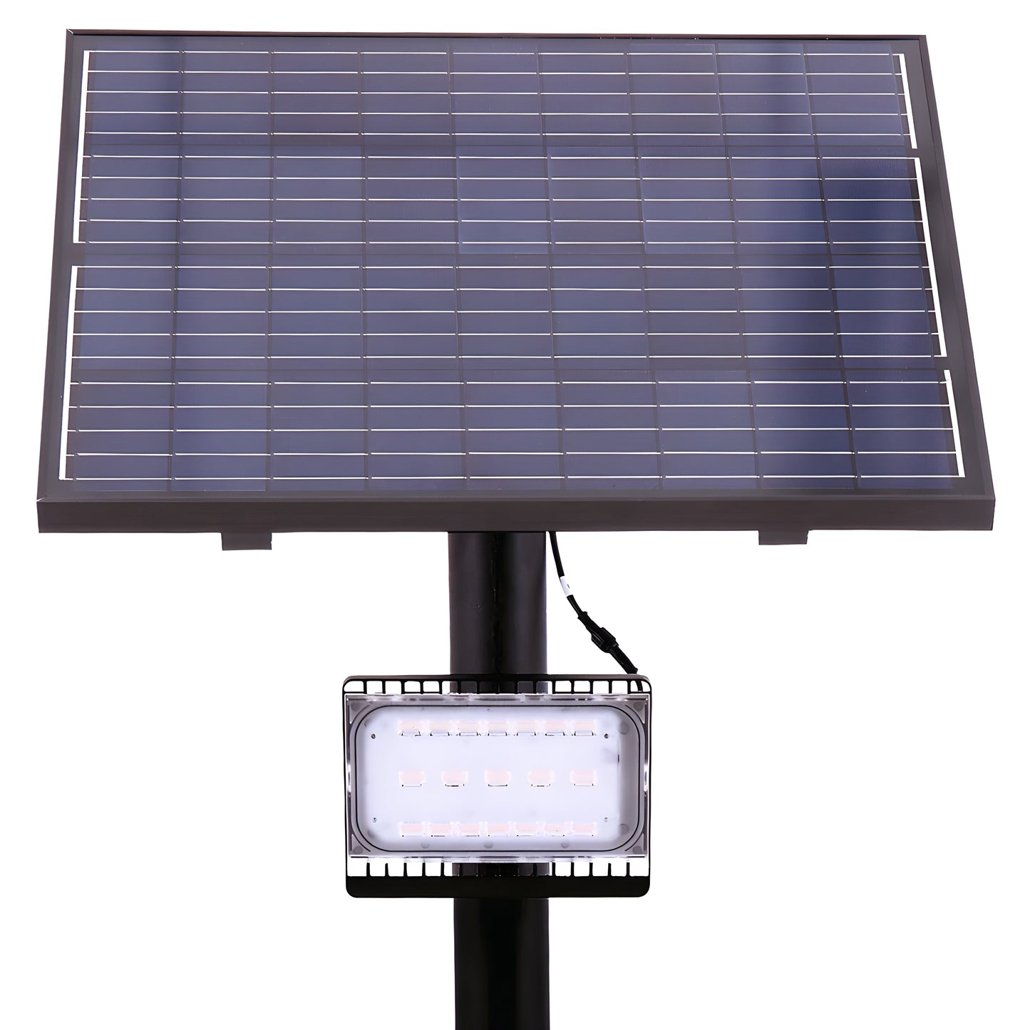 AVS Energy Solar LED Flood Light 40 Watt 5600 Lumens 5000K - AVS-BLK-40W