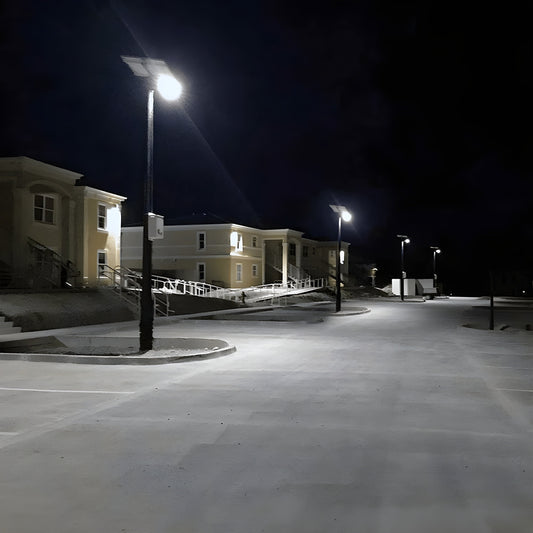 AVS Energy Solar LED Flood Light 20 Watt 2800 Lumens 5000K  - AVS-BLK-20W