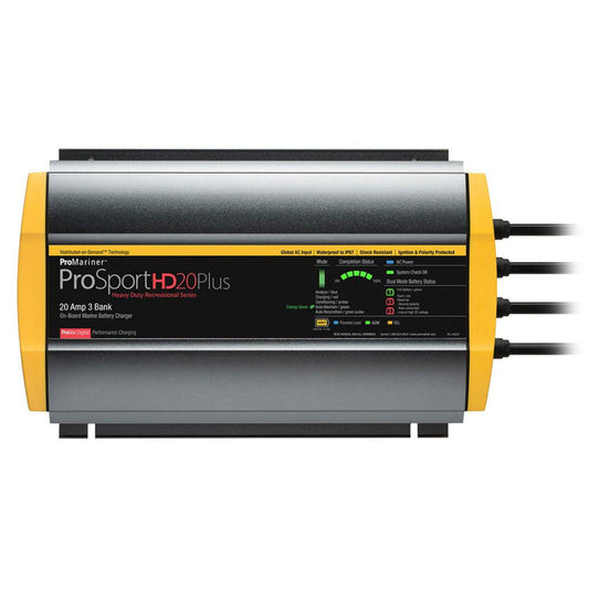 ProMariner ProSportHD 20 Plus Global Gen 4 - 20 Amp - 3-Bank Battery Charger [44029] - CWR-80098