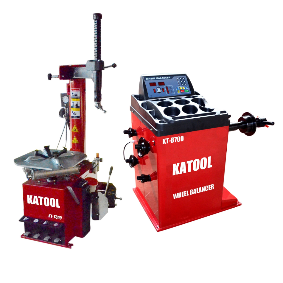 Katool KT-T800 & KT-B700 Tire Changer and Balancer Combo