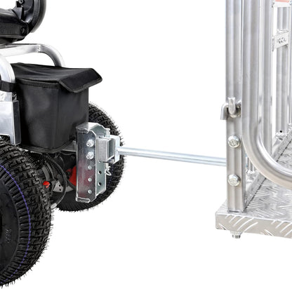 Super Handy GUO099 Cargo Trailer Utility Cart 1200 lbs Capacity with Hitch 8" Casters Compatible with Electric Tugger New - GUO099