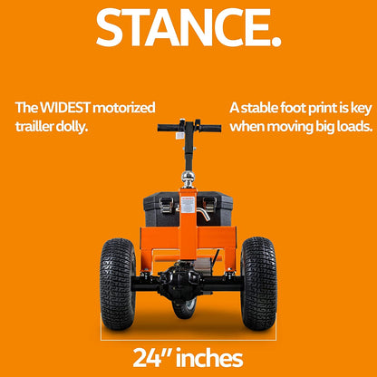 Super Handy GCAO007 Electric Trailer Dolly 2" Ball Mount 800W Motor 12V 7Ah and 2800 lbs Max Trailer Weight Capacity New Canada Only - GCAO007