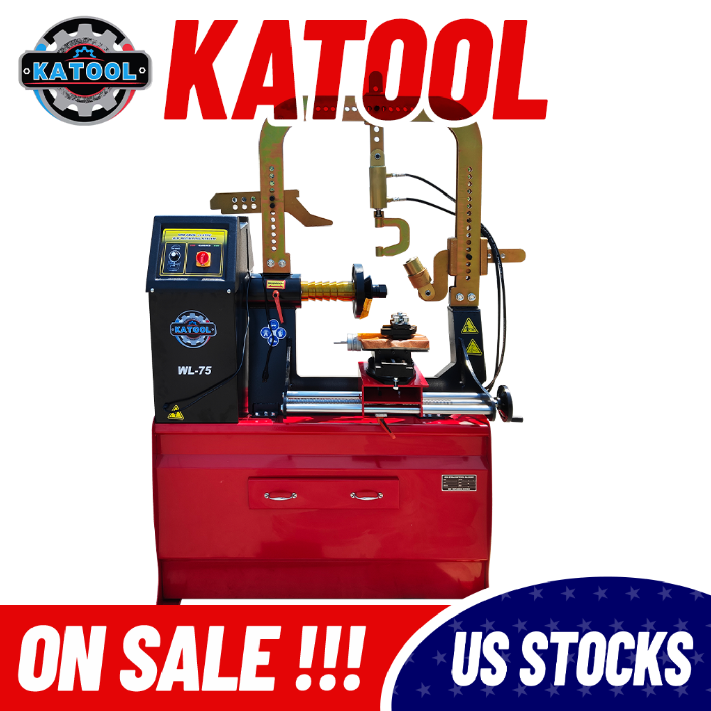 Katool  Rim straightener turning, rims wheel straightening machine WL - 75
