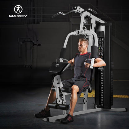 Marcy Dual-Functioning Upper Lower Body Fitness Workout 150-Pound Stack Home Gym - 84824