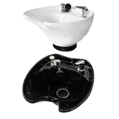 Jeffco 8600 Porcelain Bowl Tilting Black  - 8600-570-VB-B