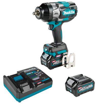 Makita 40V max XGT Brushless Cordless 4‑Speed High‑Torque 1/2" Sq. Drive Impact Wrench Kit w/ Friction Ring Anvil  - GWT02D