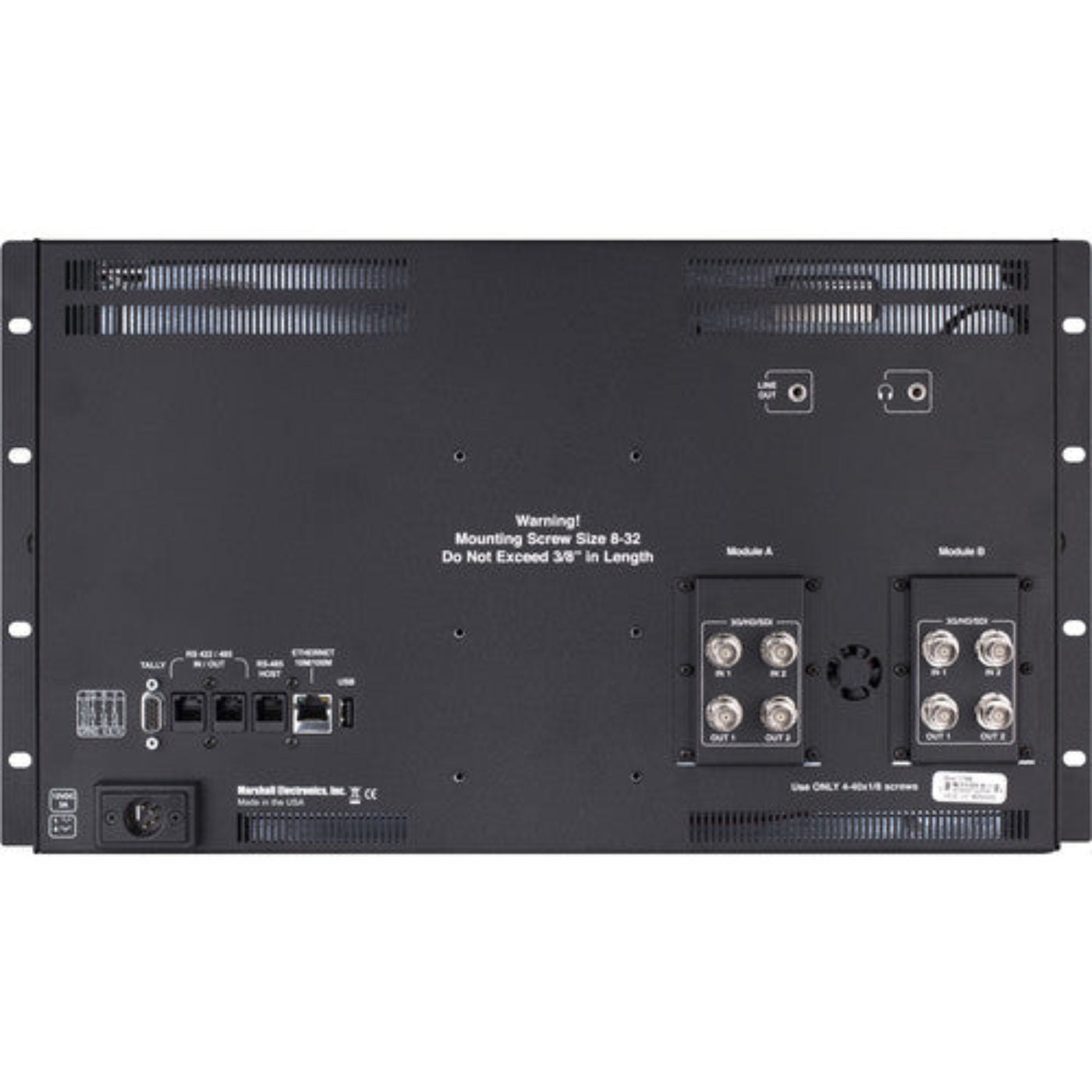 Marshall  Quad View 17 inch native resolution. 4K quad 3GSDI (IMD) - QVW-1708-3G