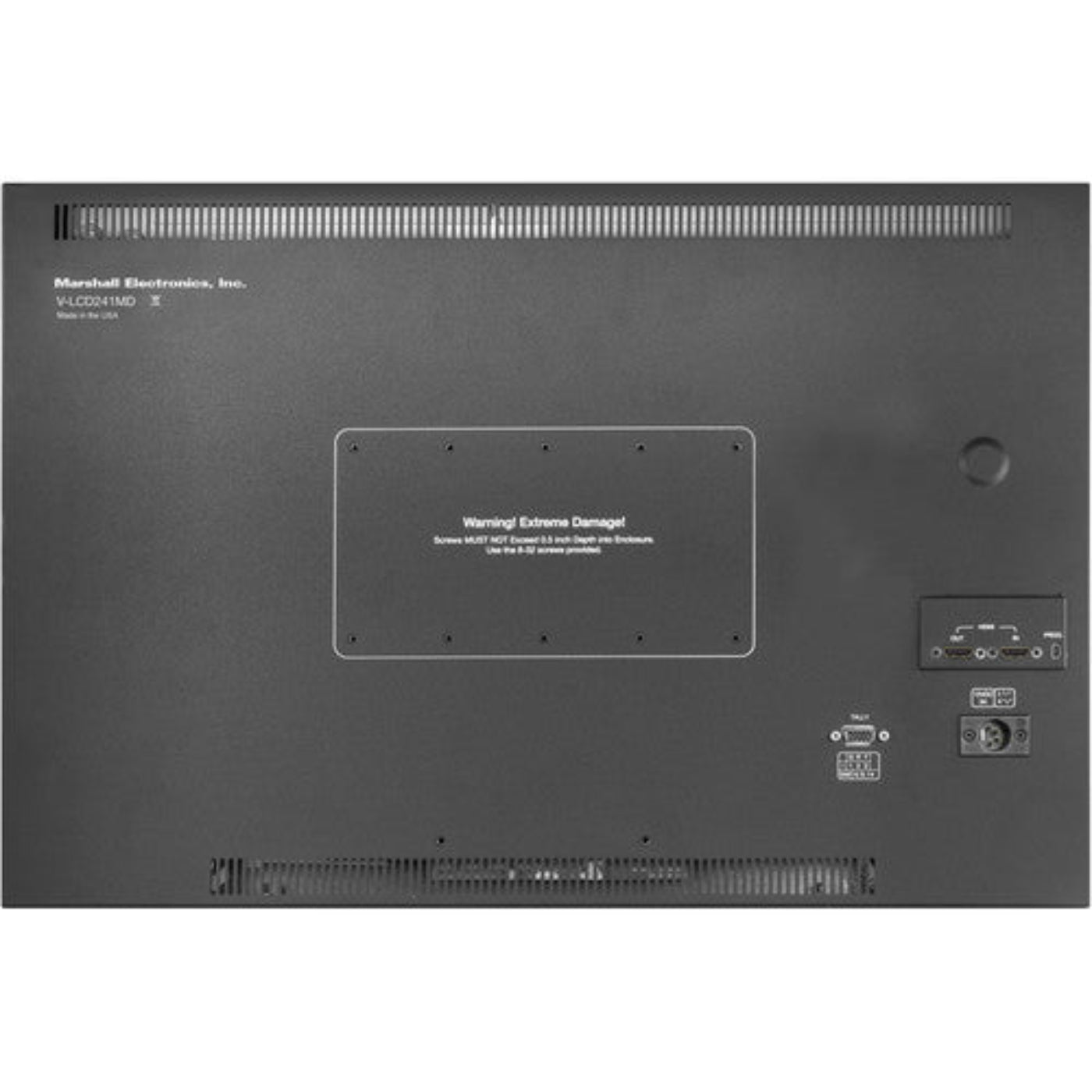 Marshall   24" LCD Desk rack mount with HDMI and 3G Input  Waveform monitor and audio display - V-LCD241MD-3G