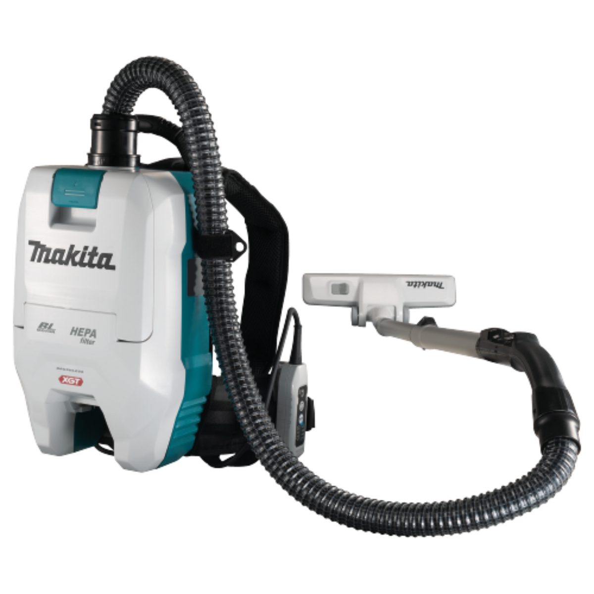 Makita 40V max XGT Brushless Cordless 2 Quart HEPA Filter Backpack Dry Vacuum, Tool Only - GCV05ZX
