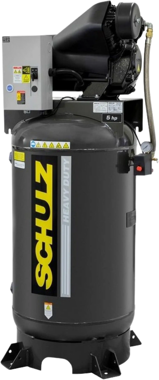 Schulz Audaz MCSV Air Compressor 5 HP 80 gal. 2-Stage 230V 1-Phase Vertical - 932.9364-0