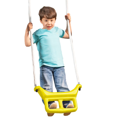 XDP Recreation Playground Galore Outdoor Swing Set with Glider, 3 Swings & Slide - 94021