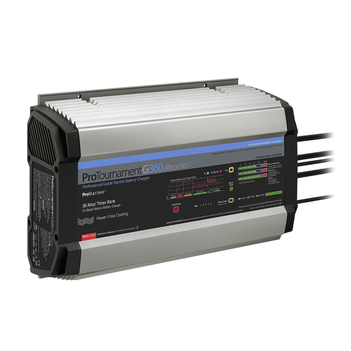 ProMariner ProTournamentelite 360 Battery Charger - 3 Bank - Global/CZone [55363] - CWR-99181
