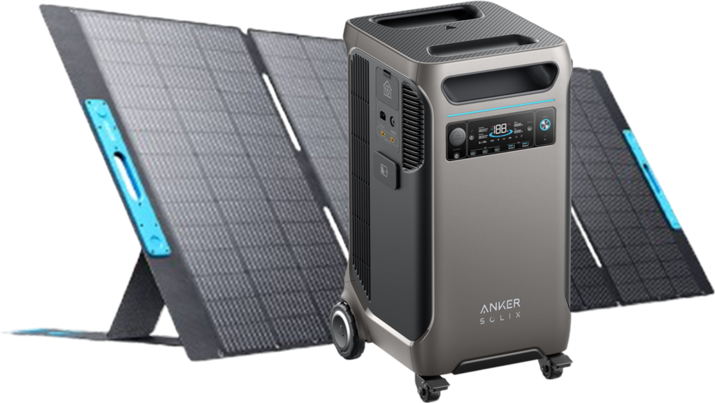 Anker SOLIX F3800 Power Station 3840Wh 6000W with 200W Solar Panel Manufacturer RFB - B1790111-F1-F