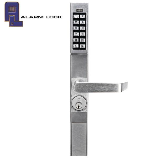 Alarm Lock Trilogy- DL1200 - Narrow Stile Keypad Lever Lock - 26D - Satin Chrome - Grade 1