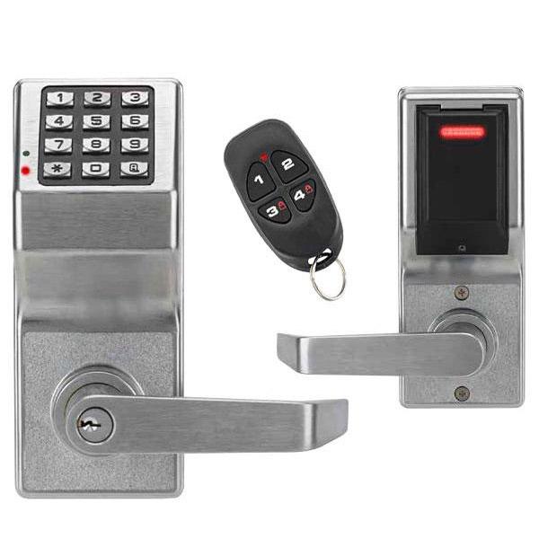 Alarm Lock Trilogy - DL2700LD - Access Control Lever Set - Remote Release FOB & Classroom Lockdown - Satin Chrome - 26D