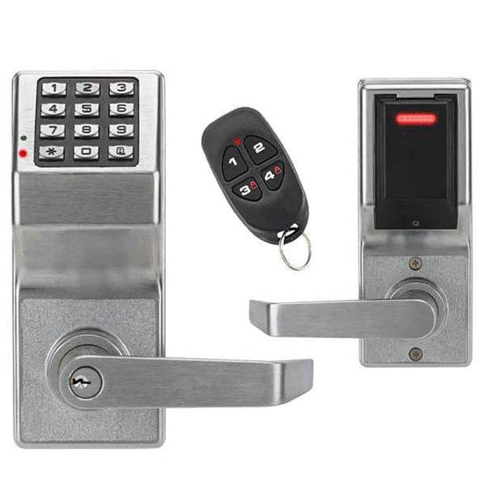 Alarm Lock Trilogy - DL2700LD - Access Control Lever Set - Remote Release FOB & Classroom Lockdown - Satin Chrome - 26D