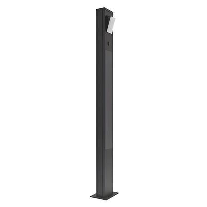 AVS Energy Solar Urban Light 20 Watt 3000 Lumens 5000K Black Housing Pathway Lighting Landscape Light Solar Resistant Bollard Light - AVS-TOTEM-20W